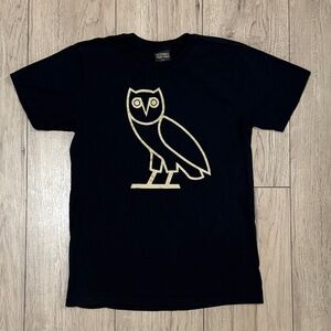 OVO Owl October’s Very Own Black and Gold T-Shirt Men’s Small